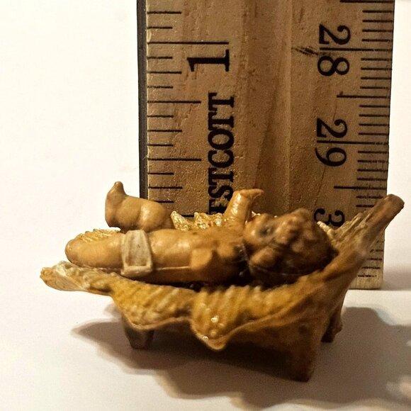 Vintage Nativity Figurines 3-Pc Set  Holy Family Made In Italy Collectible Decor - Picture 10 of 11